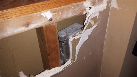 hidden junction box in wall